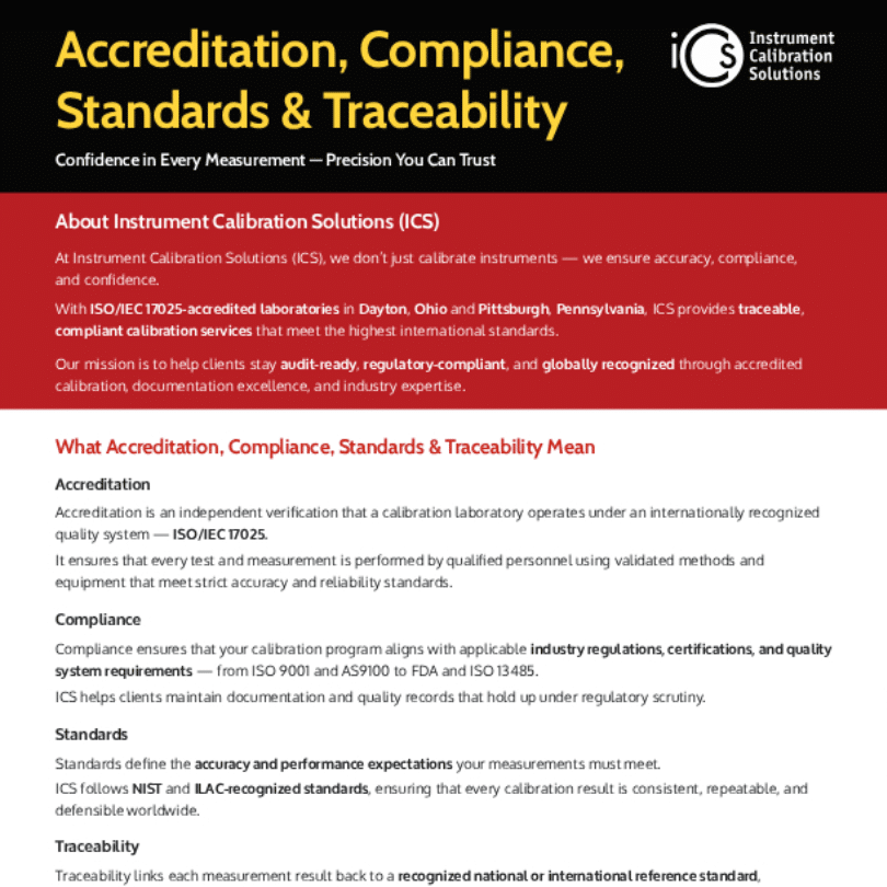 ICS Accreditation Compliance Standards & Traceability Overview (1)