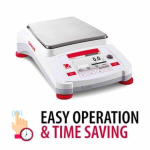 Ohaus Adventurer AX12001 Precision Balance, 12,000 g x 0.1 g